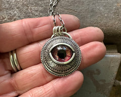 Glass Eye Necklace #2