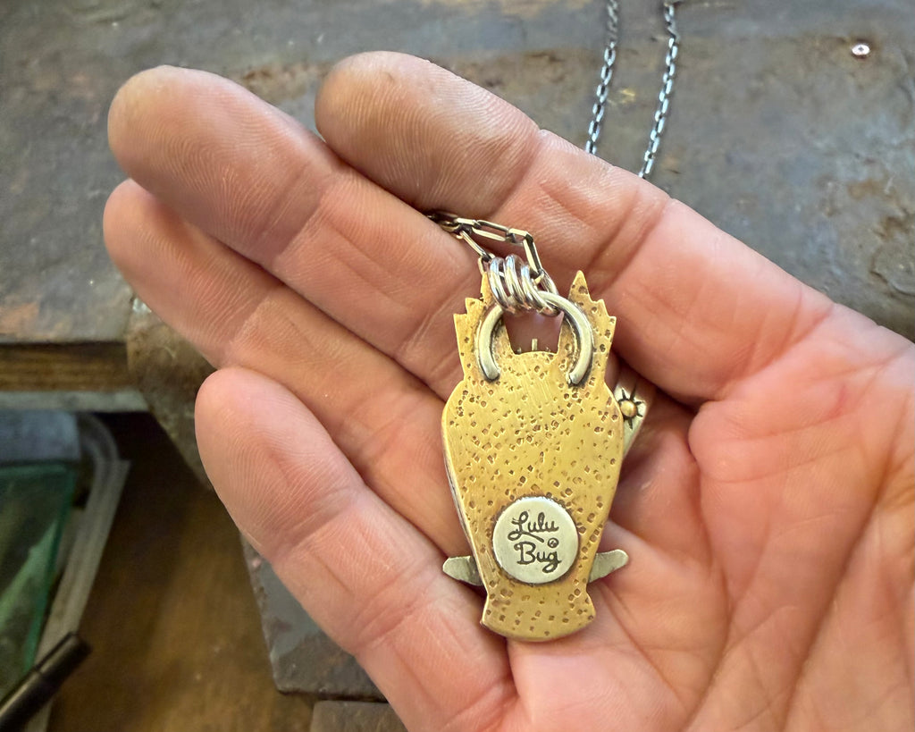 Mixed Metal Owl #1
