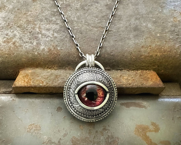 Glass Eye Necklace #2