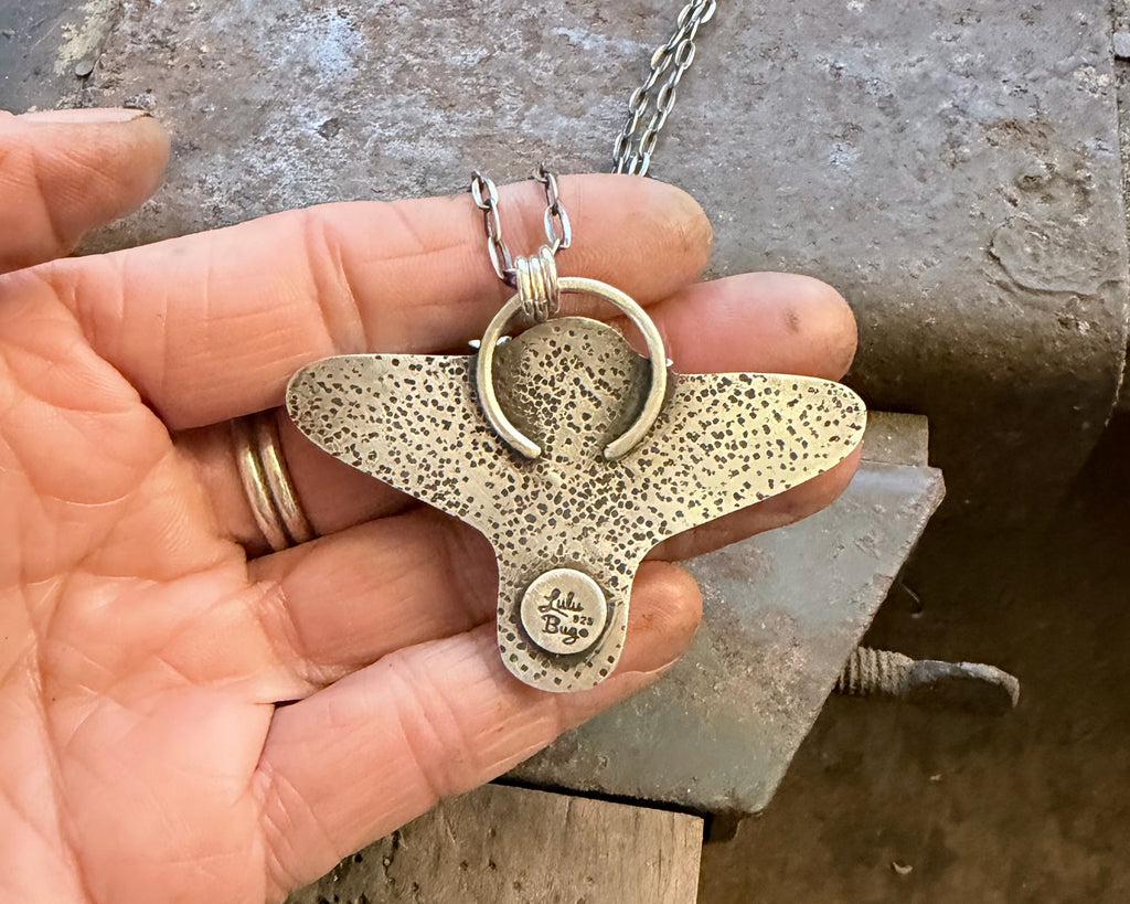 Porcelain Hummingbird Necklace