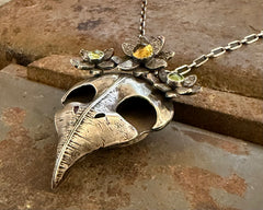 Owl Skull Necklace