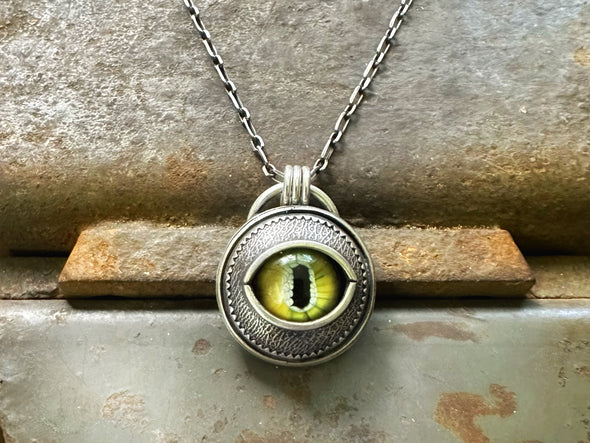 Glass Eye Necklace #3