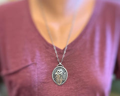 Barn Owl Necklace