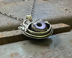 Glass Eye Necklace #12