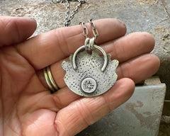 Glass Eye Necklace #12