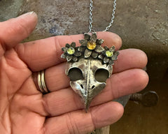 Owl Skull Necklace