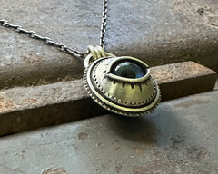 Glass Eye Necklace #6