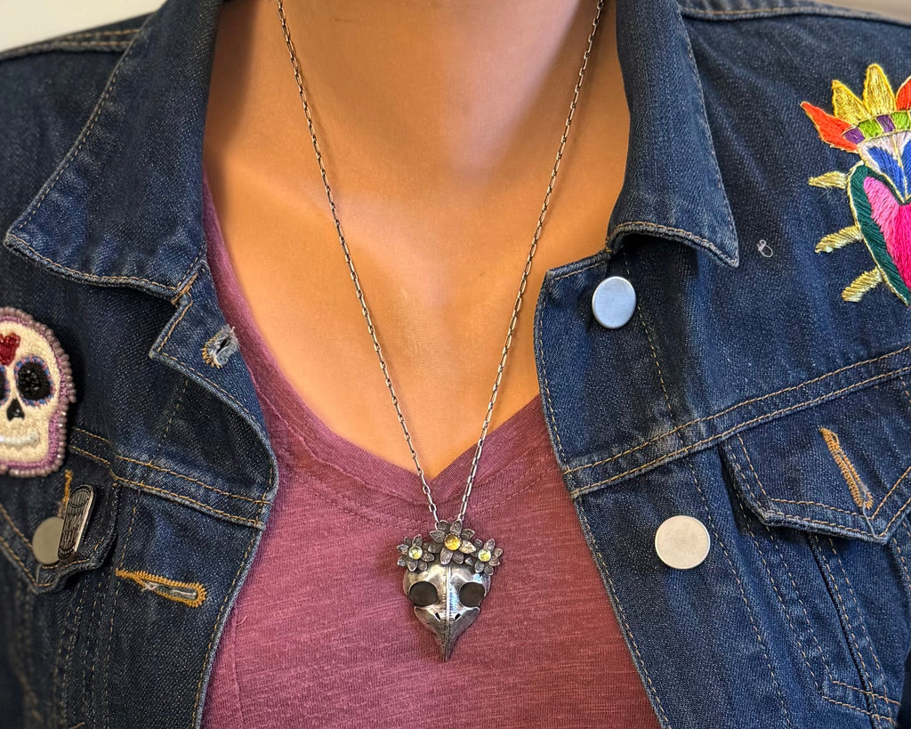 Owl Skull Necklace