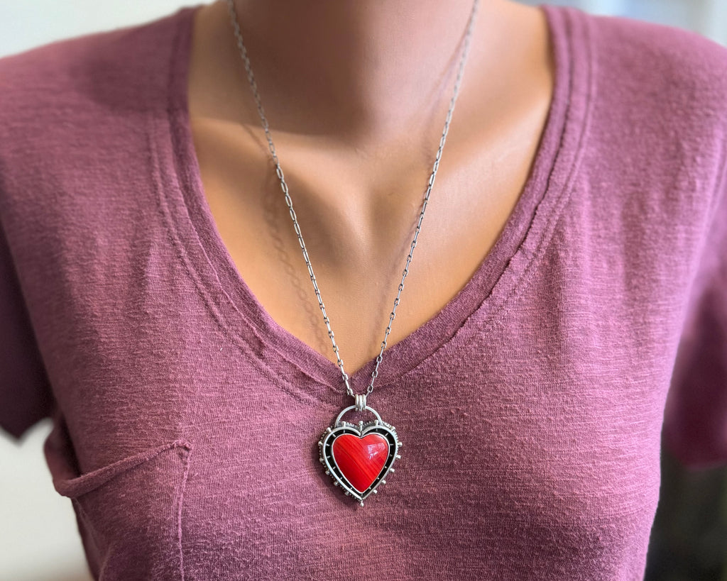 Rosarita Heart Necklace