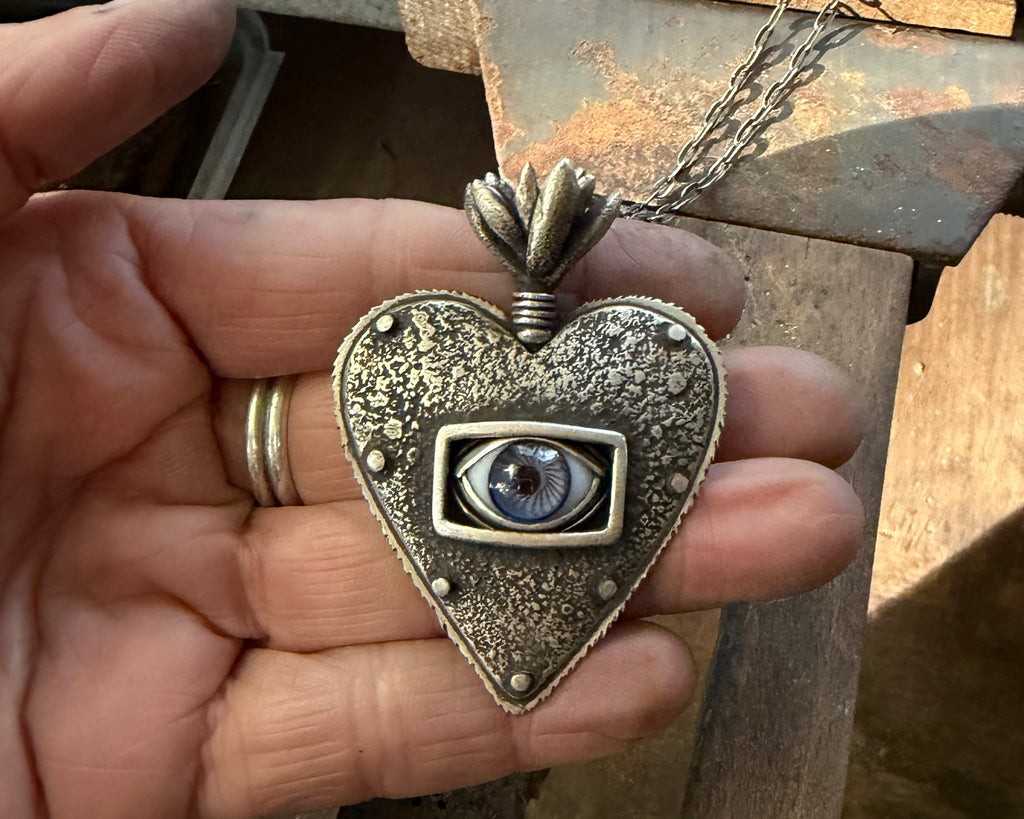 Sacred Heart Brooch/Necklace