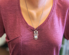 Mixed Metal Owl #1