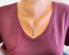 Bee with Madeira Citrine Necklace