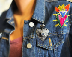 Sacred Heart Brooch/Necklace