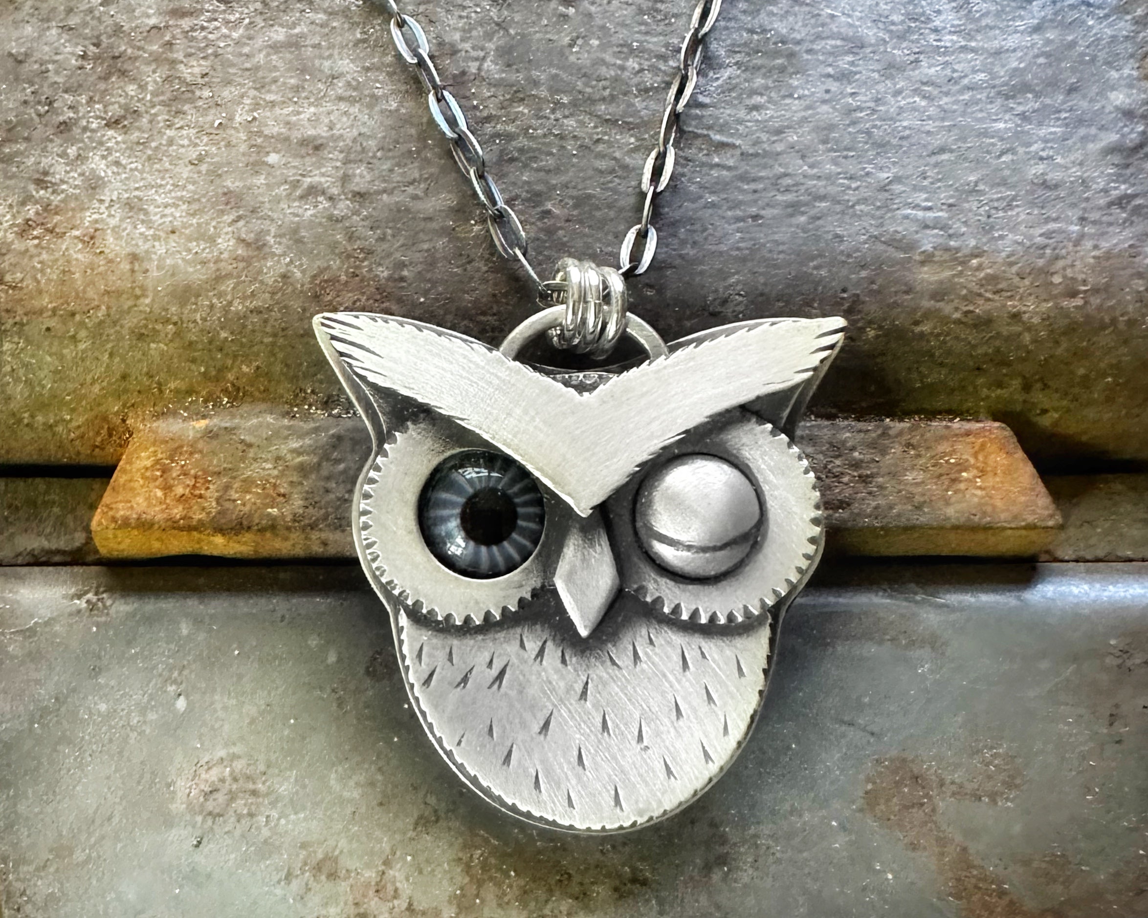 Winking Owl様 リクエスト 2点 まとめ商品 Winking Owl #2 Necklace or Pendant – Lulu Bug Jewelry
