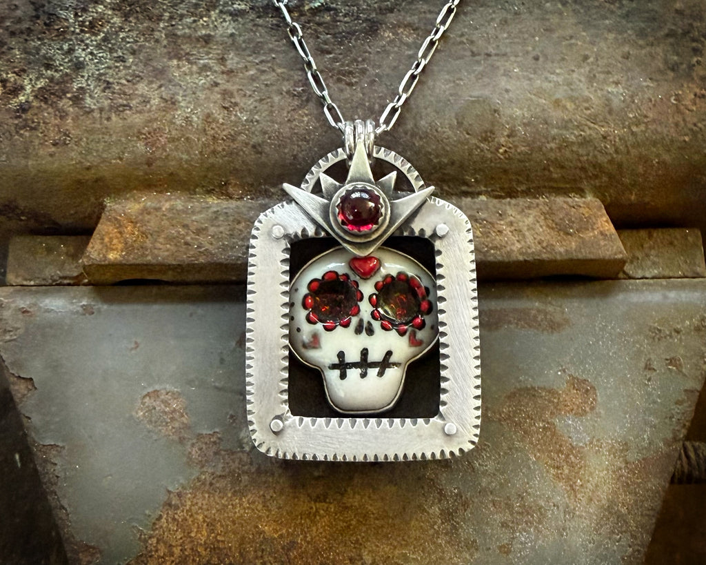 Spooky Cute Sugar Skull in Nicho