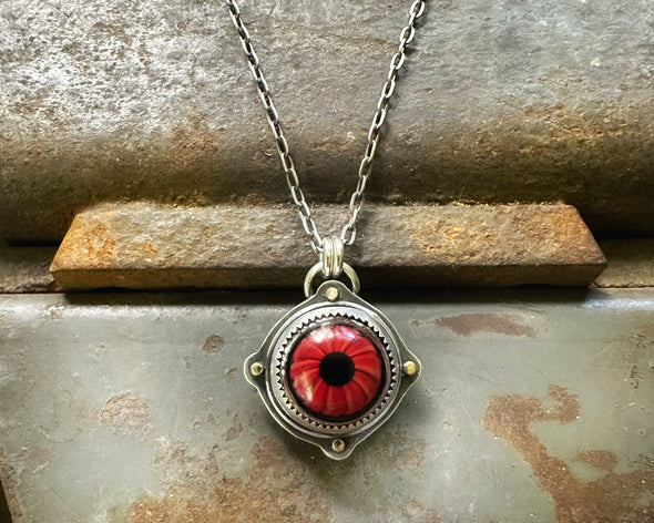 Glass Eye Necklace #1