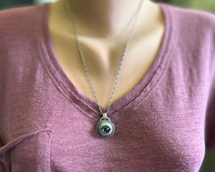 Glass Eye Necklace #5