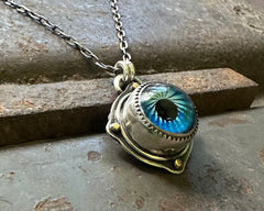 Glass Eye Necklace #4