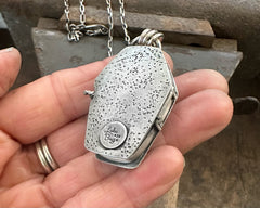 Aurora Opal Coffin Locket