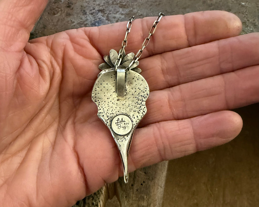 Raven Skull Necklace