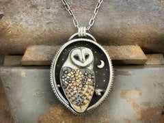 Barn Owl Necklace