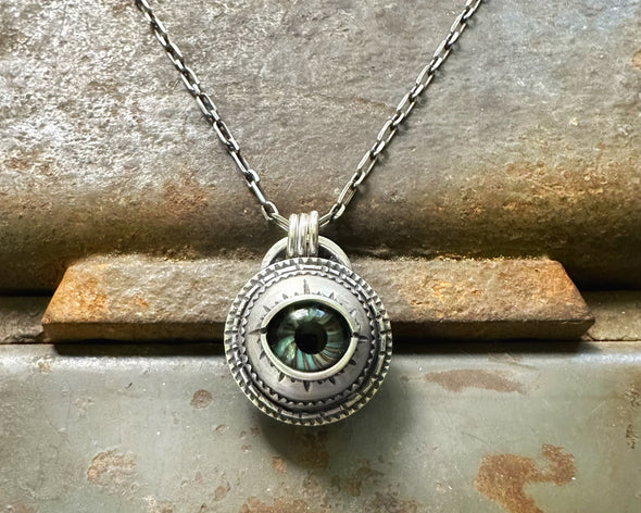 Glass Eye Necklace #5