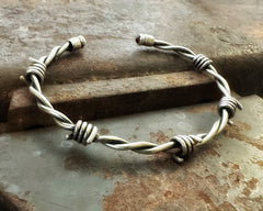 Barbed Wire Cuff 8”