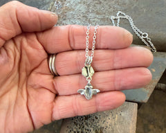 Bee with Madeira Citrine Necklace