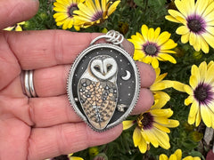 Barn Owl Necklace