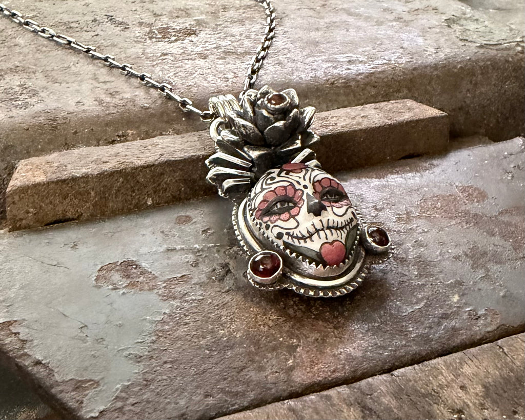 Catrina with Citrine and Garnets