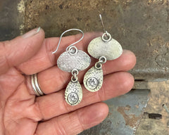 Burrowing Owl Earrings With Turquoise