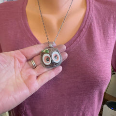 Cute Vintage Owl Face #1