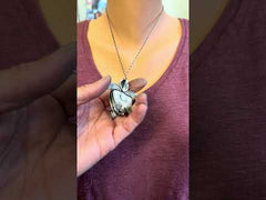 Sterling Silver Sea Turtle Locket