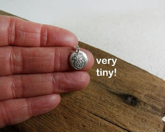 Tiny Anatomical Heart Necklace