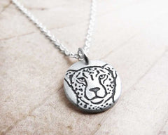 Tiny Cheetah Necklace