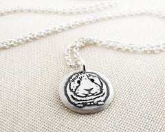 Tiny  Guinea Pig Necklace