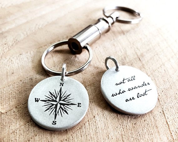 Not All Who Wander Are Lost Key Chain