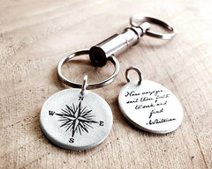 Voyager Quote Key Chain