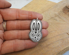 Rabbit Sugar Skull Necklace