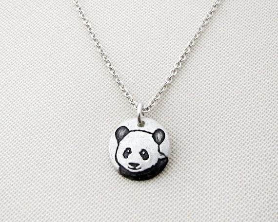 In Season Jewelry Silver Enamel Panda Bear Pendant Charm Necklace -  Millenia Jewelers