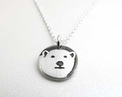 Tiny Polar Bear Necklace