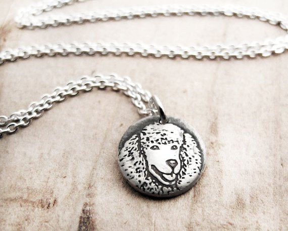 Tiny Poodle Necklace