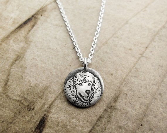 Tiny Poodle Necklace