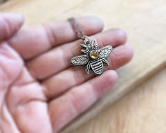 Honey Bee necklace