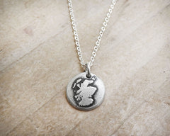 Tiny  Scotland Necklace
