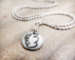 Tiny  Scotland Necklace