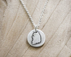 Tiny  South Korea Necklace