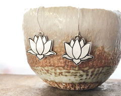 Lotus Flower Earrings