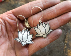 Lotus Flower Earrings
