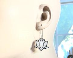 Lotus Flower Earrings